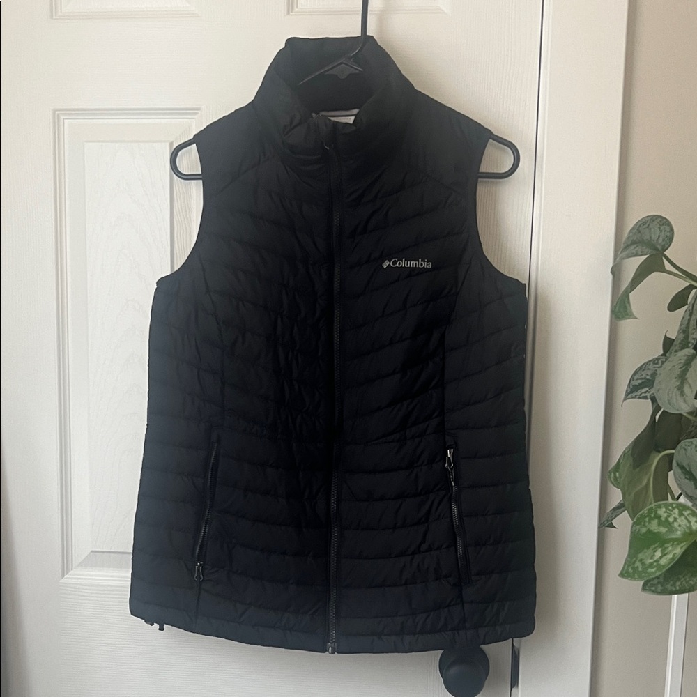 Columbia Quilted Black Vest